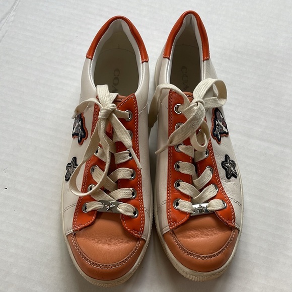Coach leather patch sneakers - Picture 8 of 8